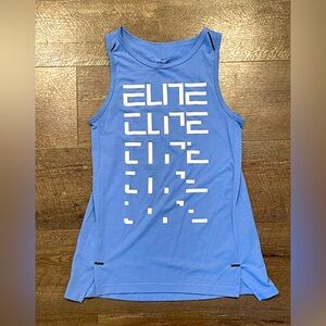 Nike Girls Blue Elite Dri-FIT Tank Top Size Large